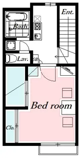 レオパレスシエスタ【2階】の間取り