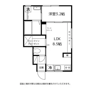 INTEGRAL Lotus【1階】の間取り