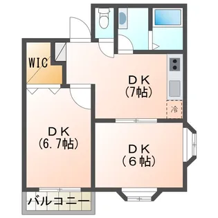アネシ【2階】の間取り