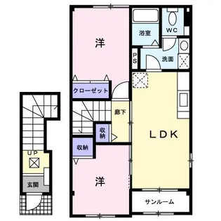 グラン・マティスC【2階】の間取り