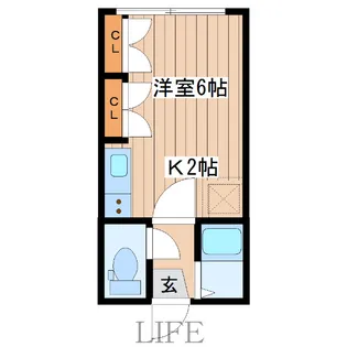 イーストバレー【4階】の間取り