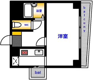グランドマンション舟入【2階】の間取り