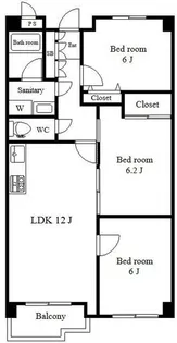柏芳ビル壱号館【4階】の間取り