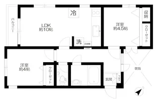 ペルソナーレ西荻【3階】の間取り