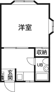 グリーンマンション【2階】の間取り