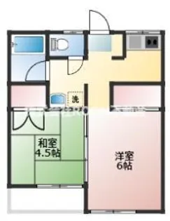 コーポ77【2階】の間取り