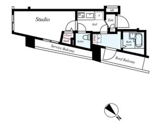 アーバイル文京本駒込【7階】の間取り