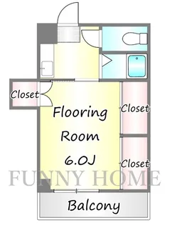 第一青興ビル【4階】の間取り