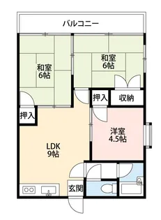 レジデンス新地【3階】の間取り