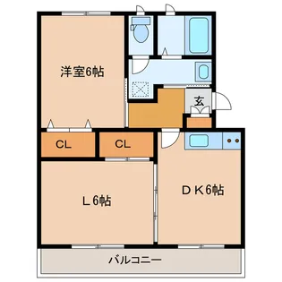 静岡県浜松市中央区新橋町【マンション】の間取り