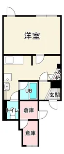 ノヴェール水前寺【1階】の間取り