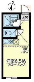 ユナイト末吉ベルティーニの杜【1階】の間取り