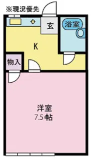 コーポラス大門【2階】の間取り
