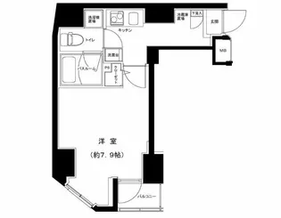 東京都江東区新大橋1【マンション】の間取り