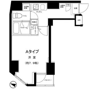 グランフォース森下【10階】の間取り