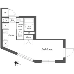 ASTILE西新宿【5階】の間取り