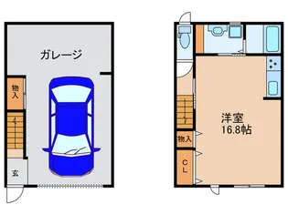 大阪府枚方市伊加賀栄町【一戸建】の間取り