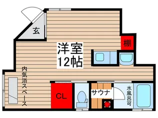 ヴァルム常盤平【1階】の間取り