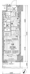 パレステュディオ渋谷本町【9階】の間取り