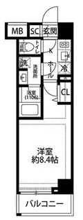 東京都墨田区横川5【マンション】の間取り