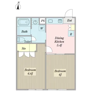 モン・シアンII【1階】の間取り