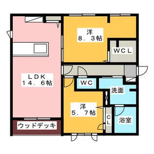 soreil levant【1階】の間取り