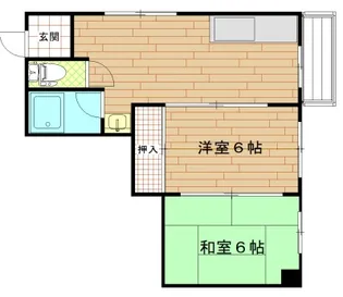 大阪府大阪市旭区大宮1【マンション】の間取り