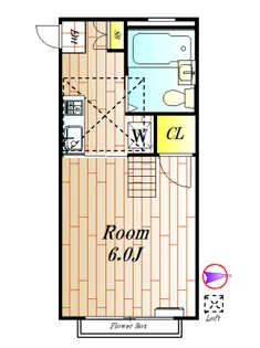 東京都品川区二葉3【アパート】の間取り