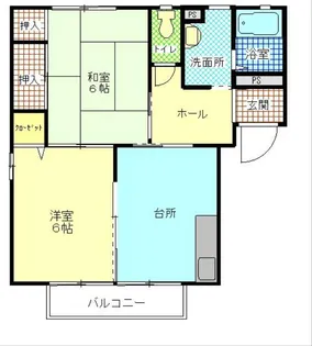 茨城県ひたちなか市大字高場【アパート】の間取り