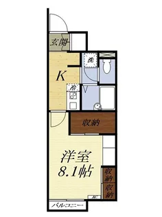 アリエッタ延久V【1階】の間取り