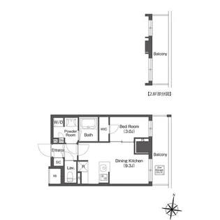 コンフォリア森下リバーサイド【4階】の間取り