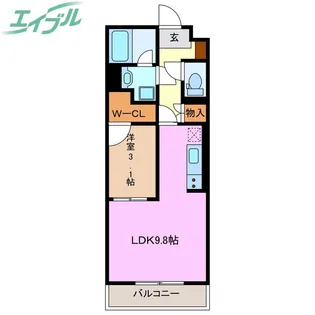 プログレッソ【2階】の間取り