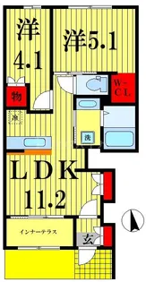 アンブレラ【1階】の間取り