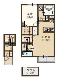 OREC【2階】の間取り