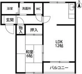 ステージ21 A B棟【2階】の間取り