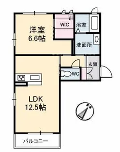 桜プレジール【2階】の間取り