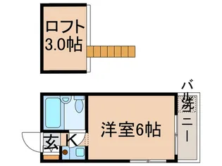 FC南水元コ-ポ【2階】の間取り