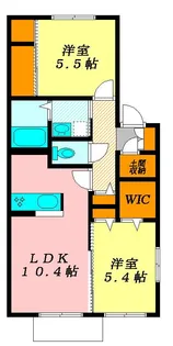 レーク・エトアール【2階】の間取り