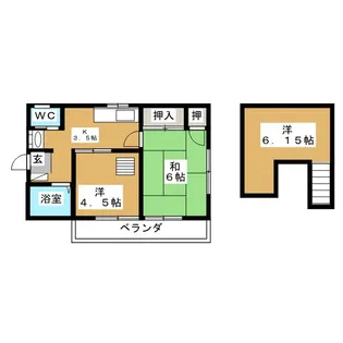 フラワーハイム【2階】の間取り