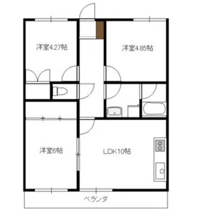 カサ・カスタニア【5階】の間取り