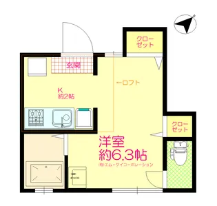 アトリアコートIII【1階】の間取り