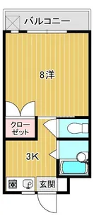 BRICK GARDEN【3階】の間取り