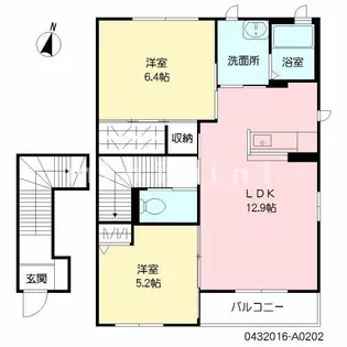 熊本県熊本市南区八幡11【アパート】の間取り