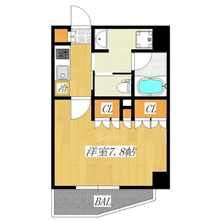 DIPS東十条駅前RESIDENCE【3階】の間取り