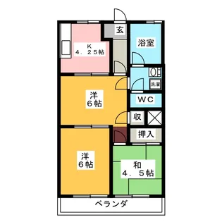 エル浅井【2階】の間取り