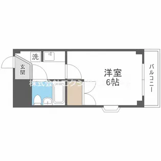 アーバンスクエア佃【4階】の間取り