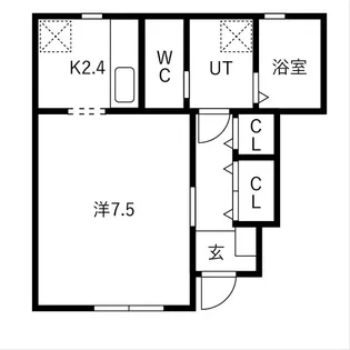 エル・アルビオ G棟【1階】の間取り