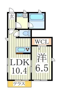 アルエット【1階】の間取り