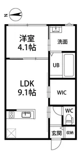 ヘルベチカ【2階】の間取り