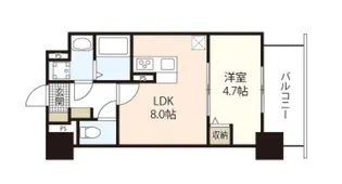 Mayfair田町Premium【3階】の間取り
